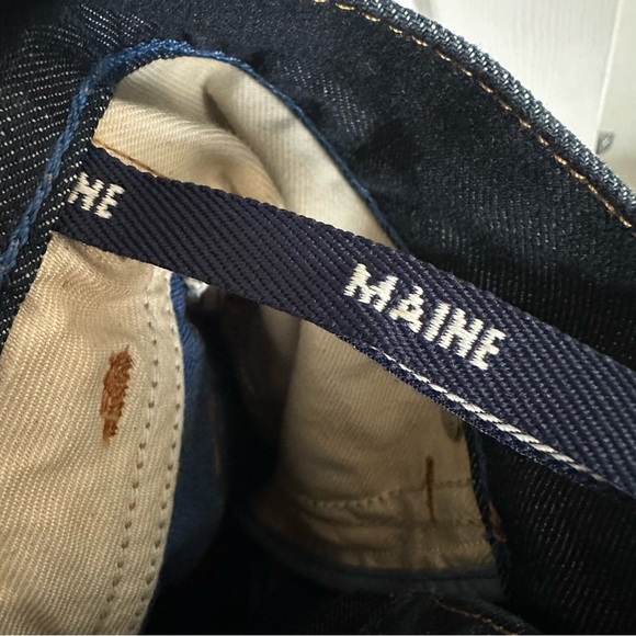 Size 38x36 Hugo Boss Maine Regular Fit Tall Comfort Stretch Denim in Dark Blue - Picture 9 of 10